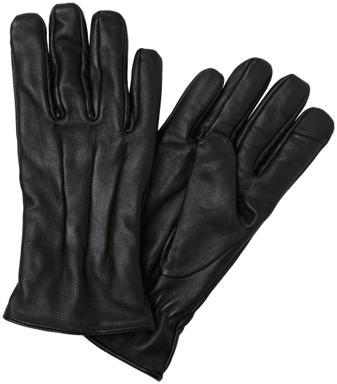 Jack & Jones Montana Leather Gloves Black - Tilbehør - 