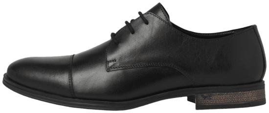 Jack & Jones Raymond Leather Shoes Anthracite - Herresko 40-52 - Herresko i store størrelser