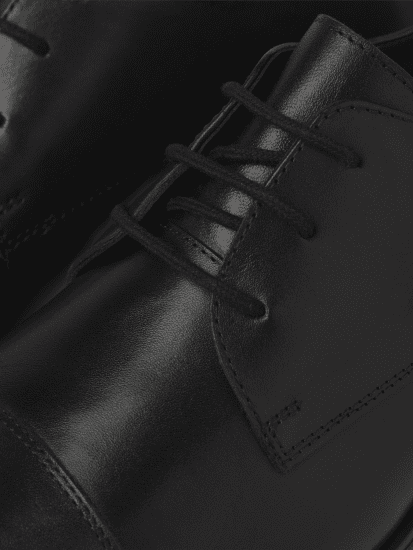 Jack & Jones Raymond Leather Shoes Anthracite - Herresko 40-52 - Herresko i store størrelser