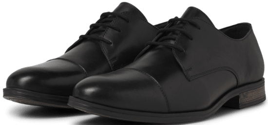 Jack & Jones Raymond Leather Shoes Anthracite - Herresko 40-52 - Herresko i store størrelser