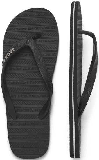 Jack & Jones Basic Flip Flop Slippers Anthracite - Herresko 40-52 - 