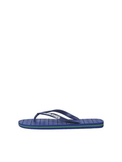Jack & Jones Basic Flip Flop Slippers Blue Quartz - Herresko 40-52 - Herresko i store størrelser
