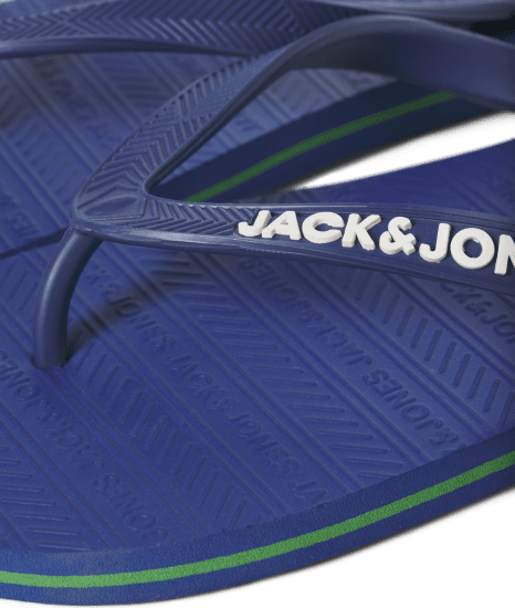 Jack & Jones Basic Flip Flop Slippers Blue Quartz - Herresko 40-52 - Herresko i store størrelser