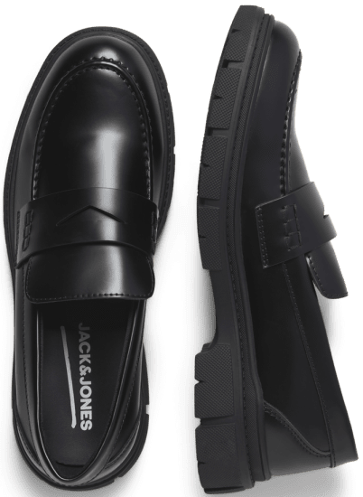 Jack & Jones Baker Loafers Anthracite - Herresko 40-52 - 