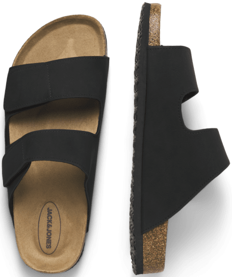 Jack & Jones Central Strap Sandals Anthracite - Herresko 40-52 - 