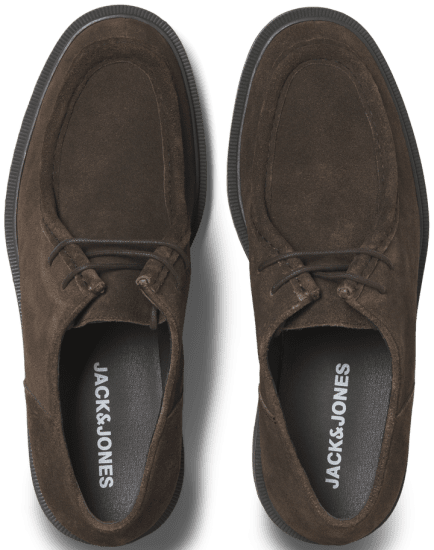 Jack & Jones Austin Suede Moc Brown Stone - Herresko 40-52 - 