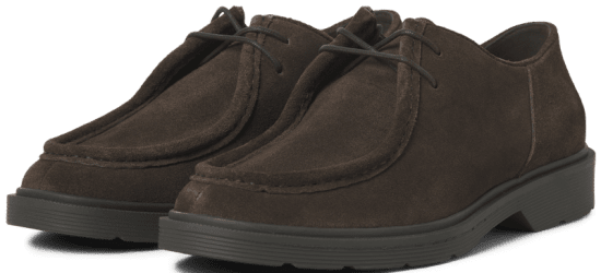 Jack & Jones Austin Suede Moc Brown Stone - Herresko 40-52 - 