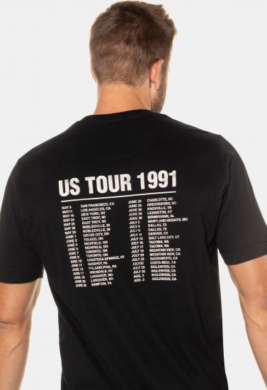 JP1880 Guns N’ Roses Skull Comfort Fit Band T-Shirt Black - T-skjorter - Store T-skjorter - 2XL-14XL