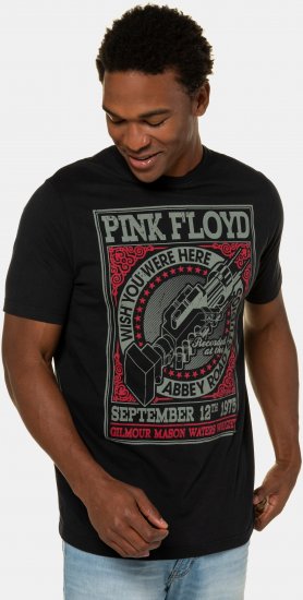 JP1880 Pink Floyd Retro Graphic Comfort Fit Band T-Shirt Black - T-skjorter - Store T-skjorter - 2XL-14XL