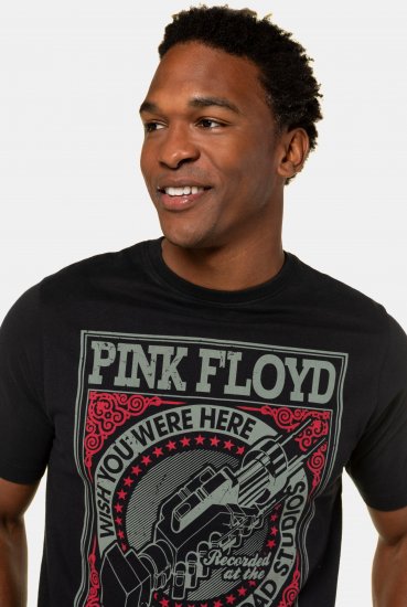 JP1880 Pink Floyd Retro Graphic Comfort Fit Band T-Shirt Black - T-skjorter - Store T-skjorter - 2XL-14XL
