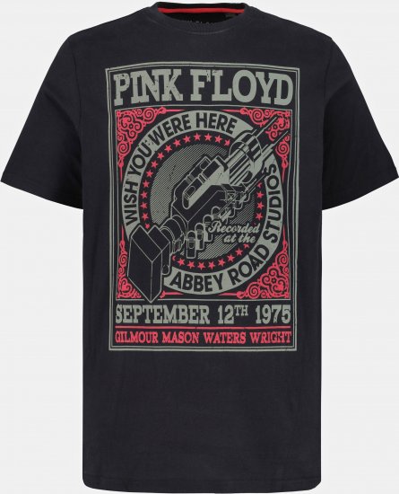 JP1880 Pink Floyd Retro Graphic Comfort Fit Band T-Shirt Black - T-skjorter - Store T-skjorter - 2XL-14XL
