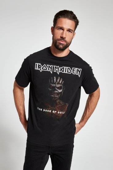 JP1880 Iron Maiden Graphic Band T-Shirt Black - T-skjorter - Store T-skjorter - 2XL-14XL