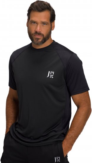 JP1880 FLEXNAMIC® QuickDry Tennis T-Shirt Black - Sportsklær & turklær - Sportsklær till herre i store størrelser