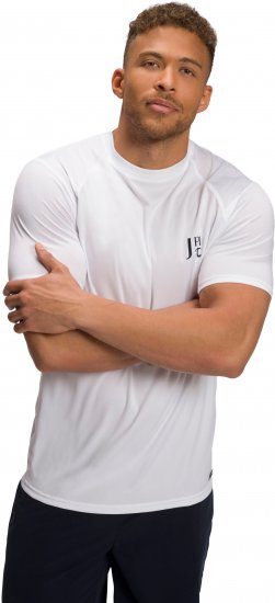 JP1880 QuickDry CoreFit Tennis T-Shirt White - Sportsklær & turklær - Sportsklær till herre i store størrelser