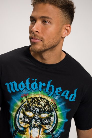 JP1880 Motörhead OVERKILL Theme Graphic Comfort Fit Band T-Shirt Black - T-skjorter - Store T-skjorter - 2XL-14XL