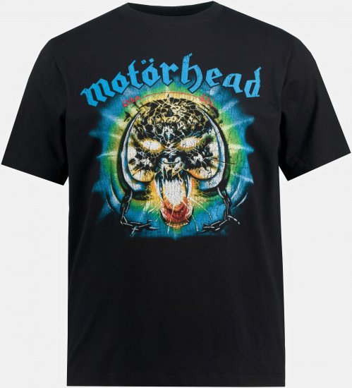 JP1880 Motörhead OVERKILL Theme Graphic Comfort Fit Band T-Shirt Black - T-skjorter - Store T-skjorter - 2XL-14XL