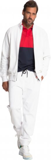 JP1880 Tennis Sweatshirt Snow White - Sportsklær & turklær - Sportsklær till herre i store størrelser