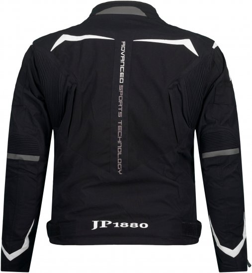 JP1880 3D Mesh Insert Motorcycle Jacket Black - Motorsykkelklær i plusstørrelser - Motorsykkelklær i store størrelser for menn