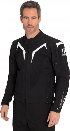 JP1880 3D Mesh Insert Motorcycle Jacket Black - Motorsykkelklær i plusstørrelser - Motorsykkelklær i store størrelser for menn