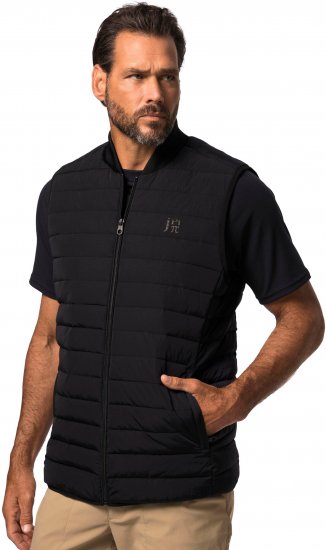 JP1880 Guilted College Collar Golf Vest Dark Navy - Sportsklær & turklær - Sportsklær till herre i store størrelser