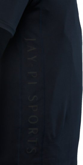 JP1880 QuickDry Side Prints Tennis T-Shirt Dark Navy - Sportsklær & turklær - Sportsklær till herre i store størrelser