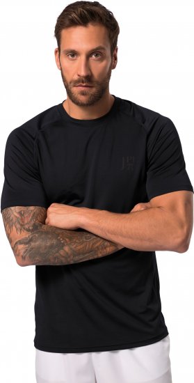JP1880 QuickDry Side Prints Tennis T-Shirt Dark Navy - Sportsklær & turklær - Sportsklær till herre i store størrelser