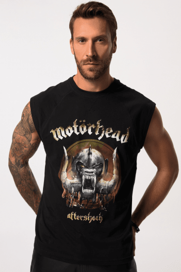 JP1880 Ozzy Motörhead Graphic Band T-Shirt Black - T-skjorter - Store T-skjorter - 2XL-14XL