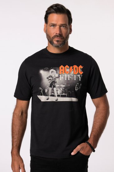 JP1880 AC/DC 50th Anniversary Band Photo T-Shirt Black - T-skjorter - Store T-skjorter - 2XL-14XL