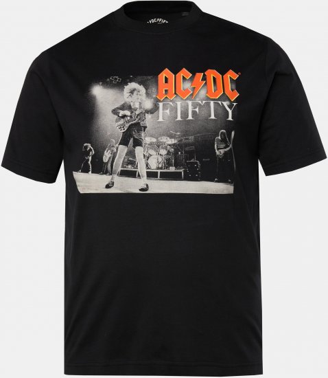 JP1880 AC/DC 50th Anniversary Band Photo T-Shirt Black - T-skjorter - Store T-skjorter - 2XL-14XL