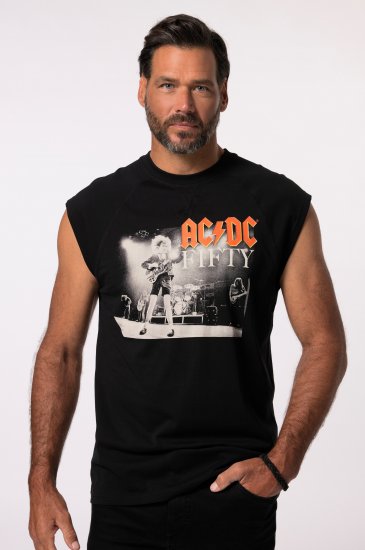 JP1880 AC/DC 50th Anniversary Band Photo Tank Top Black - T-skjorter - Store T-skjorter - 2XL-14XL