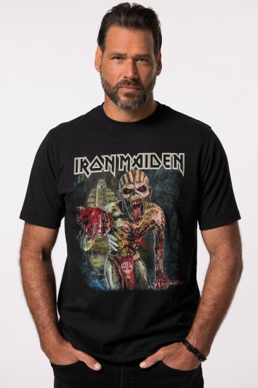 JP1880 Iron Maiden Eddie Attack Band T-Shirt Black - T-skjorter - Store T-skjorter - 2XL-14XL