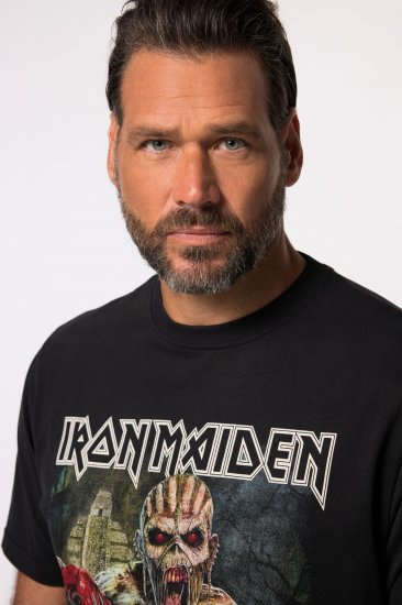 JP1880 Iron Maiden Eddie Attack Band T-Shirt Black - T-skjorter - Store T-skjorter - 2XL-14XL