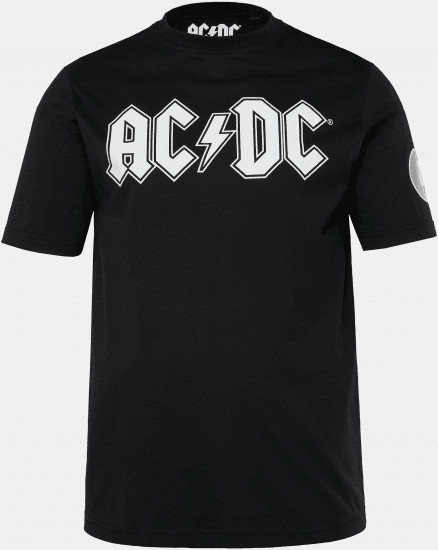 JP1880 AC/DC Classic Logo Band T-Shirt Black - T-skjorter - Store T-skjorter - 2XL-14XL