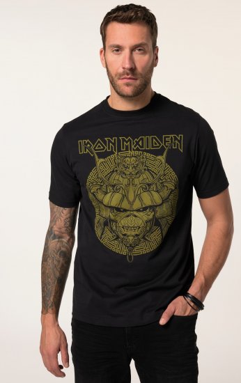 JP1880 Iron Maiden Samurai Eddie T-Shirt Black - T-skjorter - Store T-skjorter - 2XL-14XL