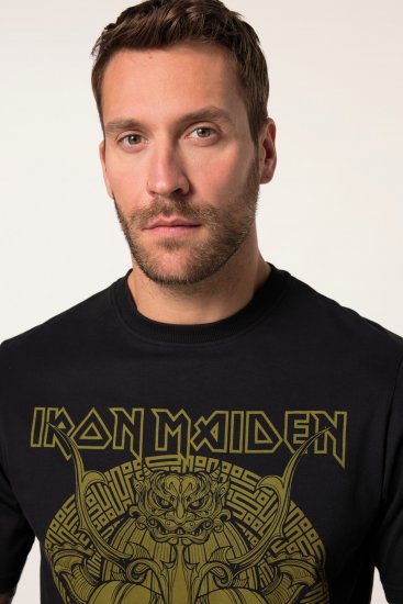JP1880 Iron Maiden Samurai Eddie T-Shirt Black - T-skjorter - Store T-skjorter - 2XL-14XL