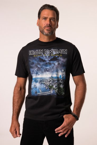 JP1880 Iron Maiden Brave New World T-Shirt Black - T-skjorter - Store T-skjorter - 2XL-14XL