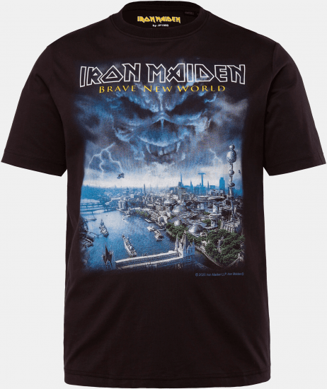 JP1880 Iron Maiden Brave New World T-Shirt Black - T-skjorter - Store T-skjorter - 2XL-14XL