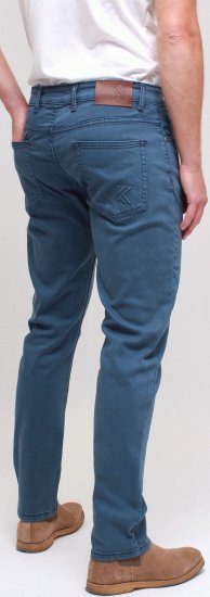 Kam Jeans Bens Embossed Reg Fit Jeans Smokey Blue - Jeans og bukser - Store Bukser og Store Jeans