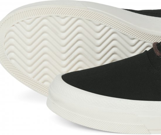 Jack & Jones Lington Canvas Sneakers Black - Herresko 40-52 - 