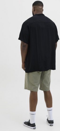 Jack & Jones Jeff Resort Shirt Black - Skjorter - Store skjorter - 2XL-8XL