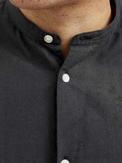Jack & Jones Breeze Poplin Long Sleeve Shirt Black - Skjorter - Store skjorter - 2XL-8XL