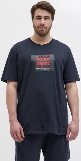 Jack & Jones Hudson Crew Neck T-Shirt Navy - T-skjorter - Store T-skjorter - 2XL-14XL