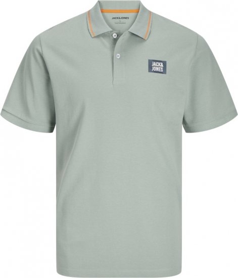 Jack & Jones Hudson Short Sleeve Polo Iceberg Green - Polo- & piqueskjorter - Poloskjorte i store størrelser - 2XL-8XL