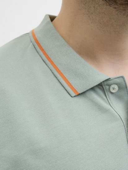 Jack & Jones Hudson Short Sleeve Polo Iceberg Green - Polo- & piqueskjorter - Poloskjorte i store størrelser - 2XL-8XL