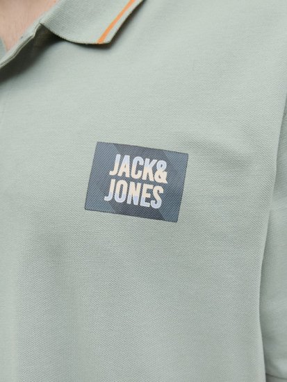 Jack & Jones Hudson Short Sleeve Polo Iceberg Green - Polo- & piqueskjorter - Poloskjorte i store størrelser - 2XL-8XL