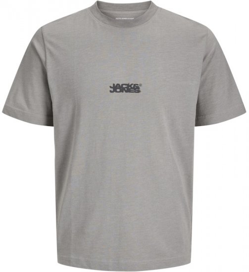 Jack & Jones Sago Branded Crew Neck T-Shirt Grey - T-skjorter - Store T-skjorter - 2XL-14XL