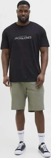 Jack & Jones Lavance Crew Neck T-Shirt Black Beauty - T-skjorter - Store T-skjorter - 2XL-14XL