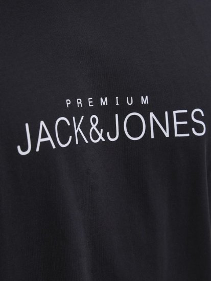 Jack & Jones Lavance Crew Neck T-Shirt Black Beauty - T-skjorter - Store T-skjorter - 2XL-14XL