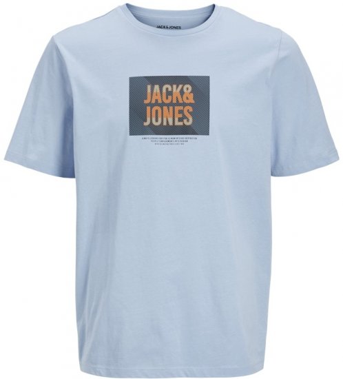 Jack & Jones Hudson Crew Neck T-Shirt Chambray Blue - T-skjorter - Store T-skjorter - 2XL-14XL