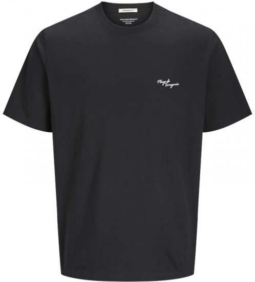 Jack & Jones Almeria Back Print T-Shirt Black - T-skjorter - Store T-skjorter - 2XL-14XL